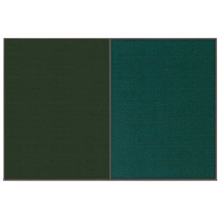 United Visual Products Enclosed Corkboard, 1 Door, 72"x36", 4" Fra, UV3404-WHITE-ULTMAR UV3404-WHITE-ULTMAR